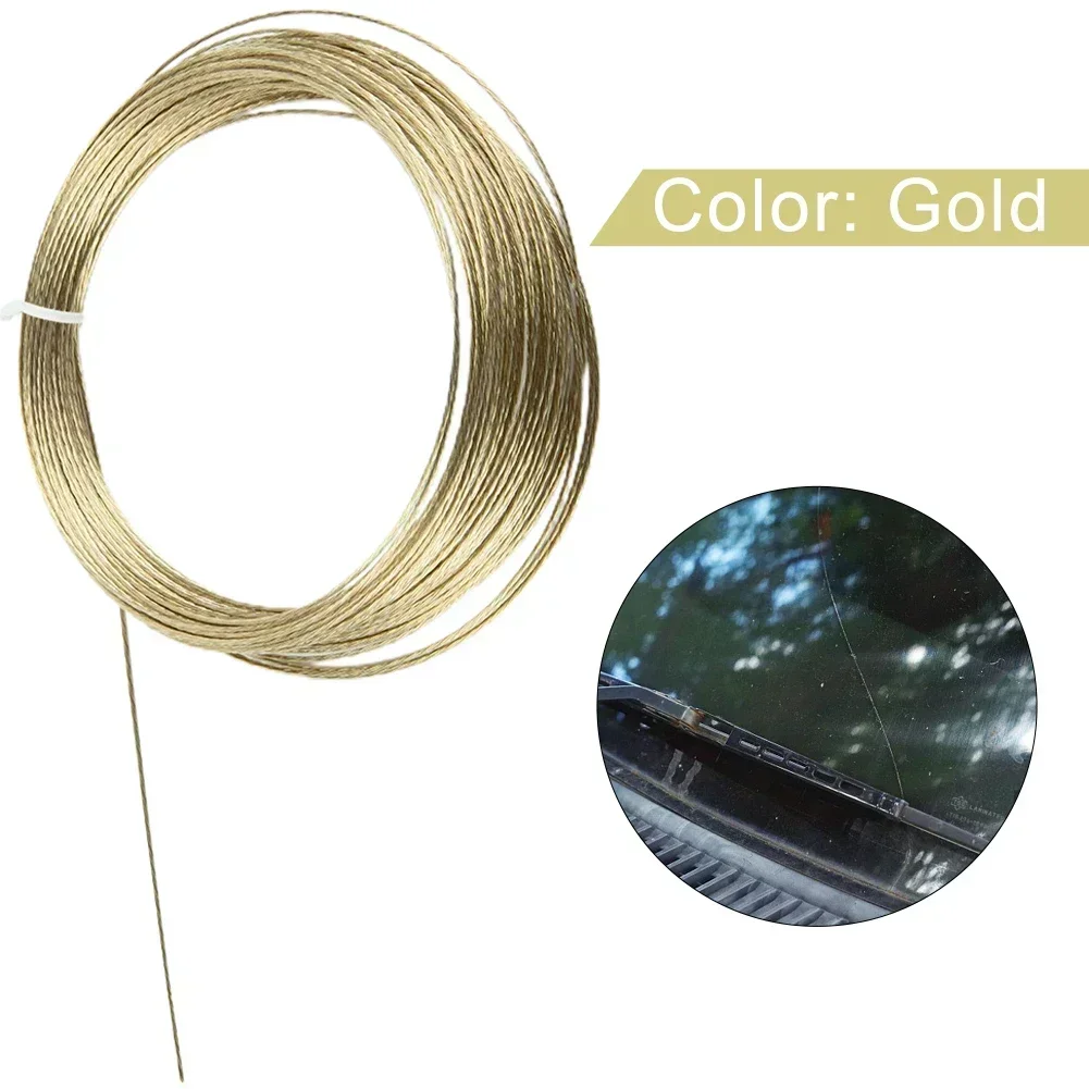 Professional Car Windshield Cutting Wire 22m Braided Steel Roll 0 8mm Thickness Easy And Quick Polyurethane Removal
