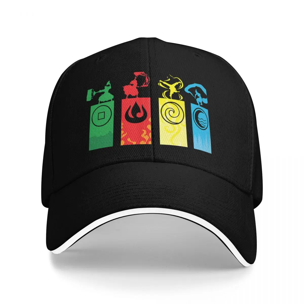 

Avatar the Last Airbender Element Symbols Baseball Cap Dropshipping custom Hat Women's Beach Visor Men's