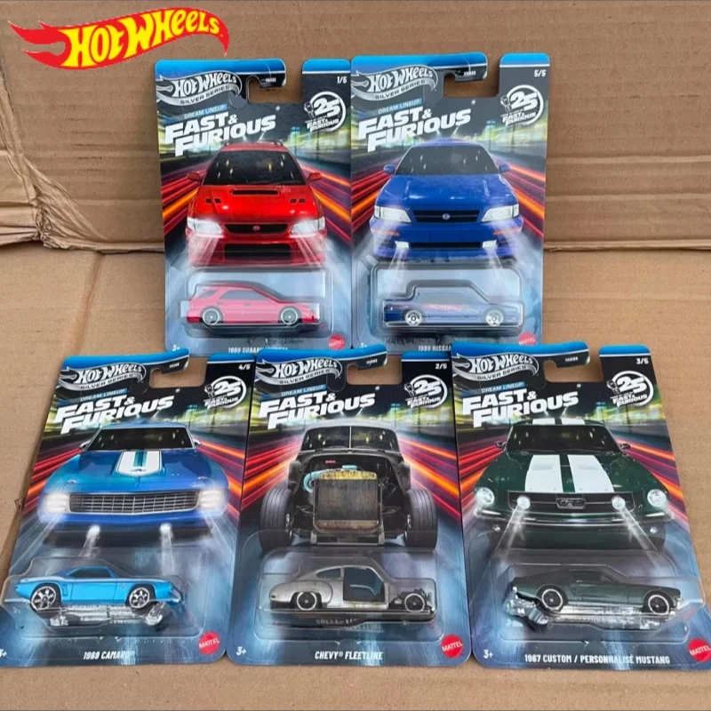 

Hot Wheels Hnr88-N Fast&Furious Series Subaru Chevy Fleetline Mustang Camaro Nissan Maxima 1:64 Diecast Car Model Collect Toy