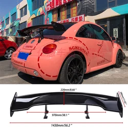 VW beetle spoiler 2012 2015 2016 2018 carbon Look gt wing style rear boot spoilers 145cm spoile carbon fiber cars accessories