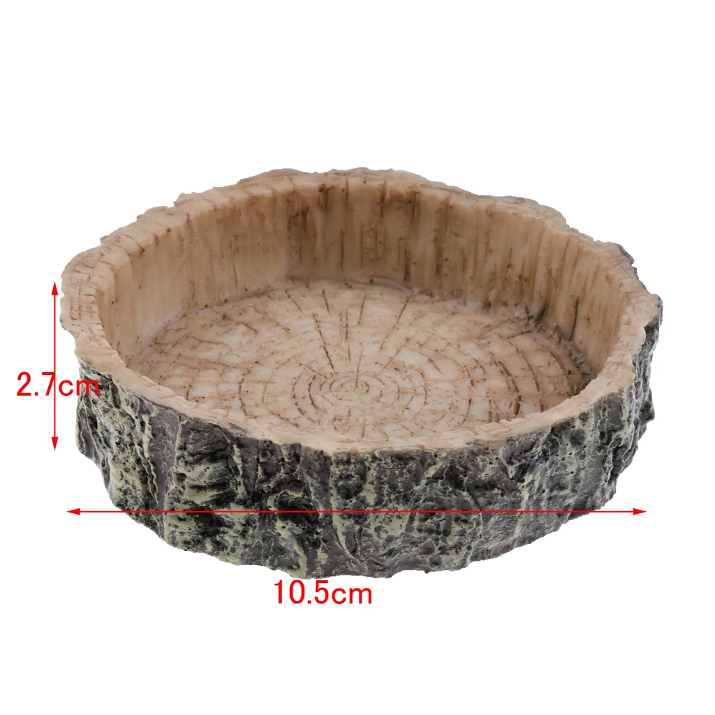 Reptile Water Dishes & Food Bowls for Turtle Tortoise