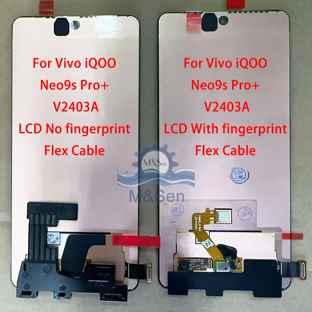 6.  78" Oryginalny AMOLED Ekran LCD V2338A do Vivo iQOO Neo 9 5G, Ekran do iQOO Neo 9 Pro 5G/ Neo 9s Pro+ z Ramką — zdjęcie produktu 5