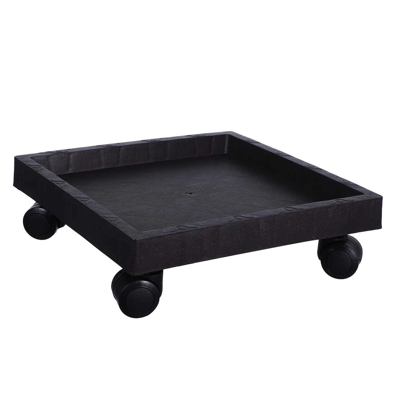 

Square Flower Pot Tray 290mm Outer 260mm Inner Brown Thickened Plastic Caster Wheels Plant Stand Wheel Planter Caster Garden