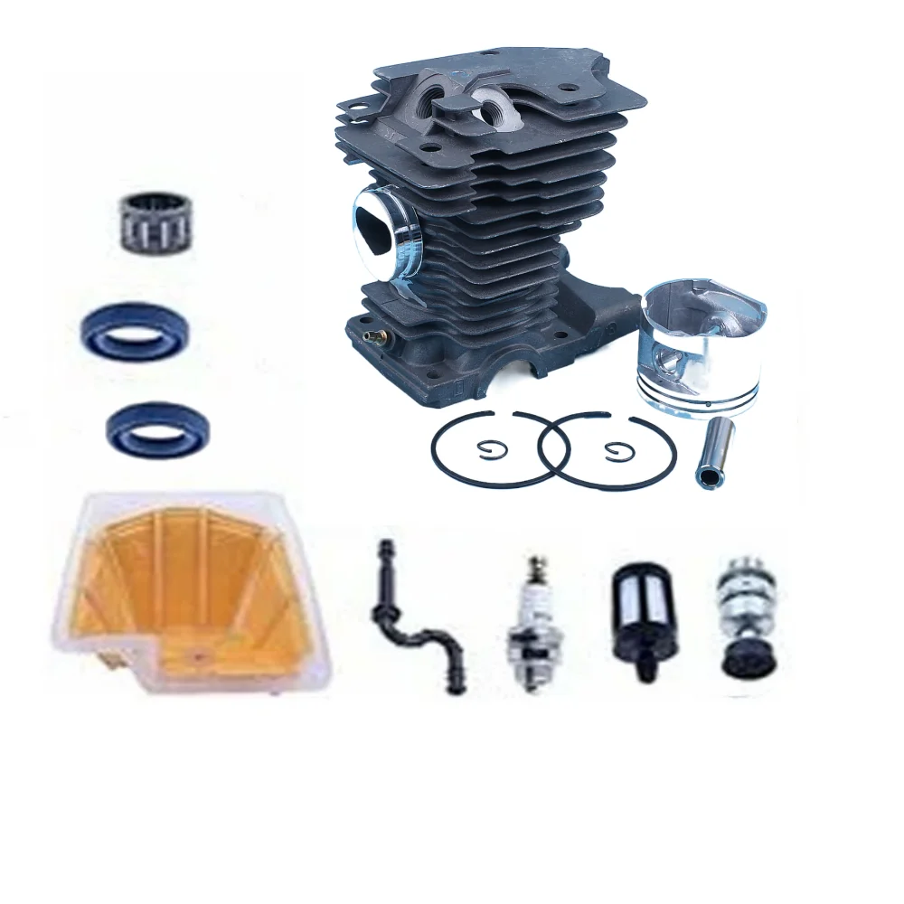 46mm Nikasil Plated Cylinder Piston Ring Kit For Stihl MS270 MS280 MS280C MS 270 280 Chainsaw Replace Part # 1133 020 1203