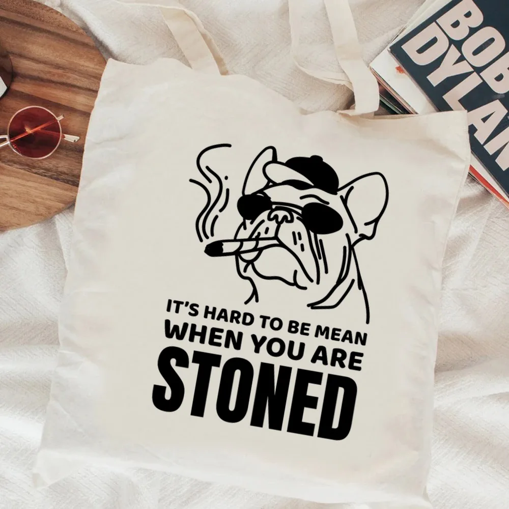 

Сумка для покупок Bulldog, тканевая сумка для покупок, сумка для покупок из джута