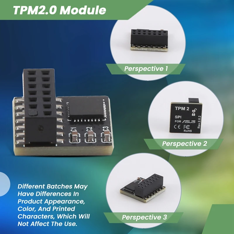 TPM Security Module TPM2.0 For ASUS TPM SPI Parallel Trusted Platform Module Multi-Function Portable Module