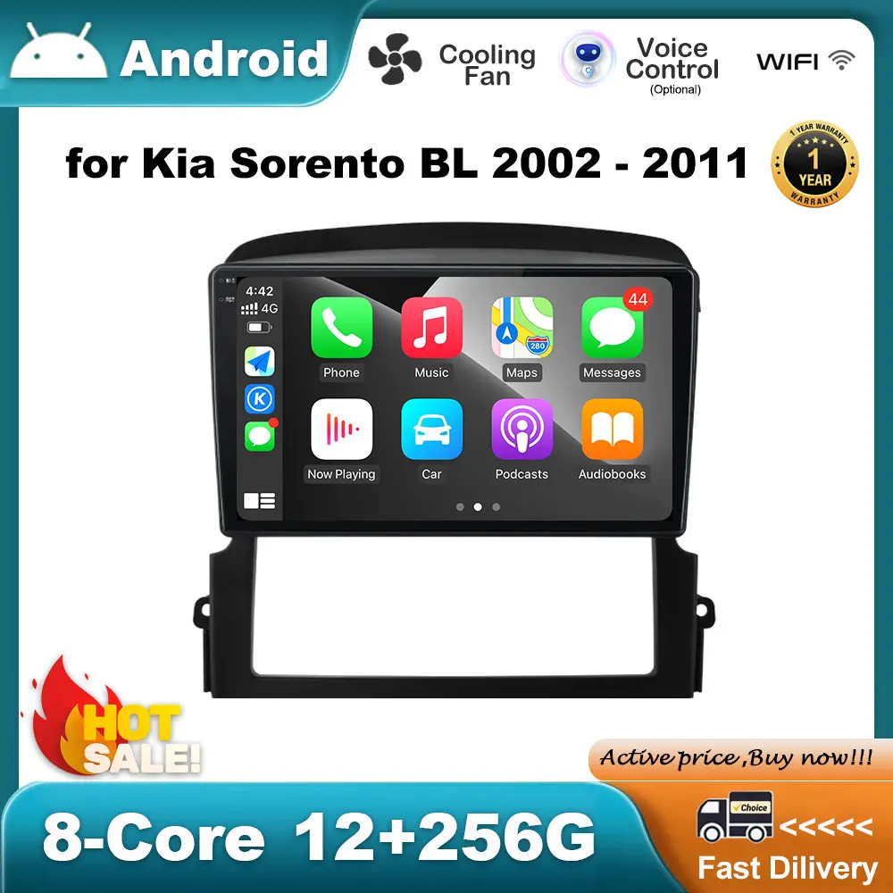 

Android System GPS Navigation for Kia Sorento BL 2002 - 2011 Car Multimedia Video Radio Player Bluetooth DSP Stereo Touch Screen