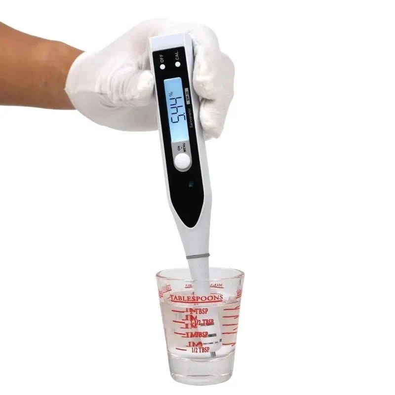 Marine aquarium fish tank salt water aquaculture food salt concentration meter