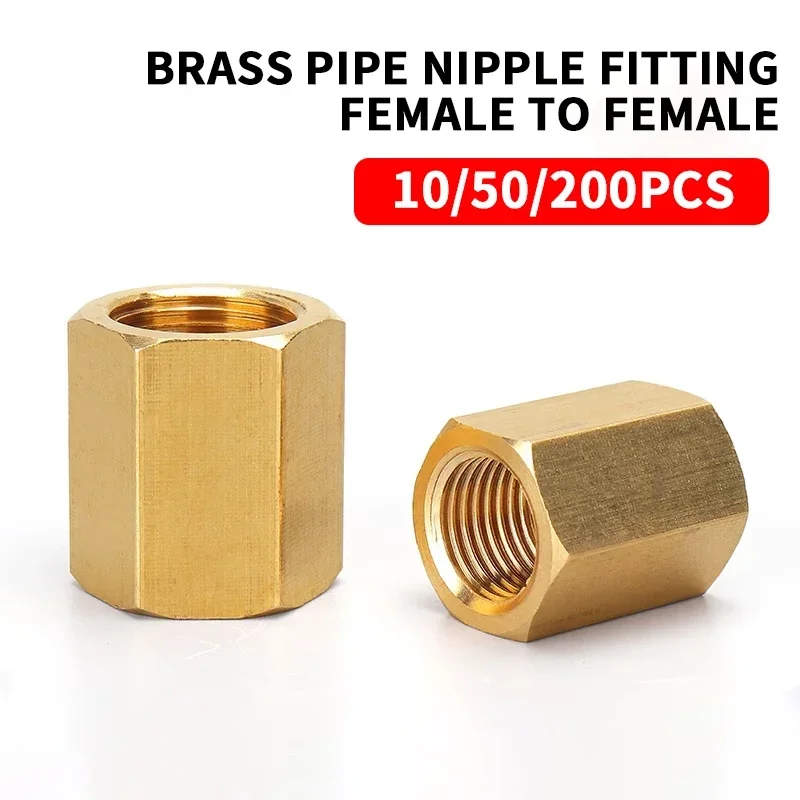 Full Copper Female Thread Conversion Male Thread Copper Fitting 1/8' 1/2' 1/4' 3/4' 3/8 1 Inch Brass Fitting Water Gas Adapter