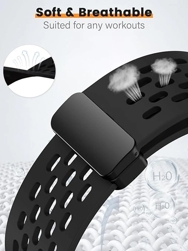 Polso magnetico per Samsung Galaxy watch 8 cinturino 44mm 40mm 8 classico 46mm campana braccialetto sportivo in silicone Correa Galaxy watch8 Band