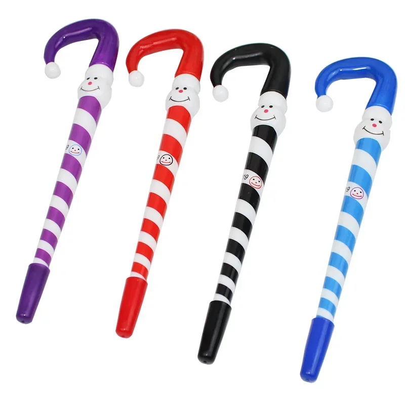 

6Pcs/Set Random Color Creative Cartoon Umbrella Blue Ink Neutral Ballpoint Pens 0.7mm Gel Pens School Office Supplies