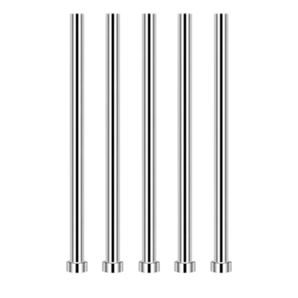 10Pcs SKD61 Full Hard Mold Ejector Pin Dia 1‑16mm Length 100‑500mm HRC55‑58 Die Thimble Straight Round Ejector Push Rod GCR15