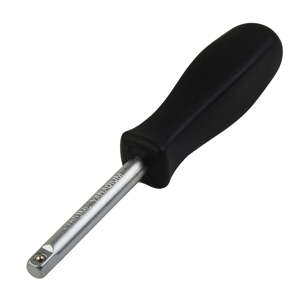 Best Brand New High Quality Connecting Rod Screwdriver Small Spinner Square Rubber Handle 6.3mm Black Bottom Hole