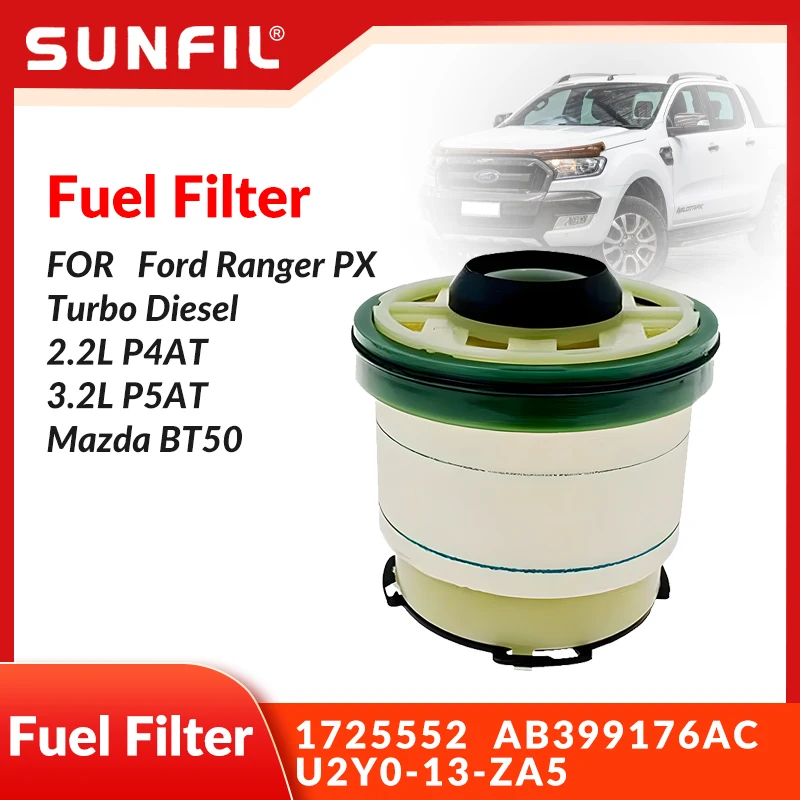 1725552  AB399176AC  U2Y0-13-ZA5 Fuel Filter For Ford Ranger PX Turbo Diesel 2.2L P4AT 3.2L P5AT  Mazda BT50