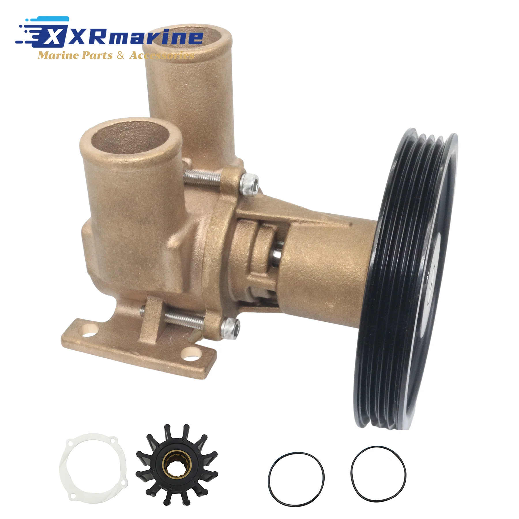 

21381693 Sea Water Pump w/ Impeller Kit 21213664 Fits for Volvo Penta Marine Pumps 21379102 Boat Engine Replaces JPR-VP0030DB