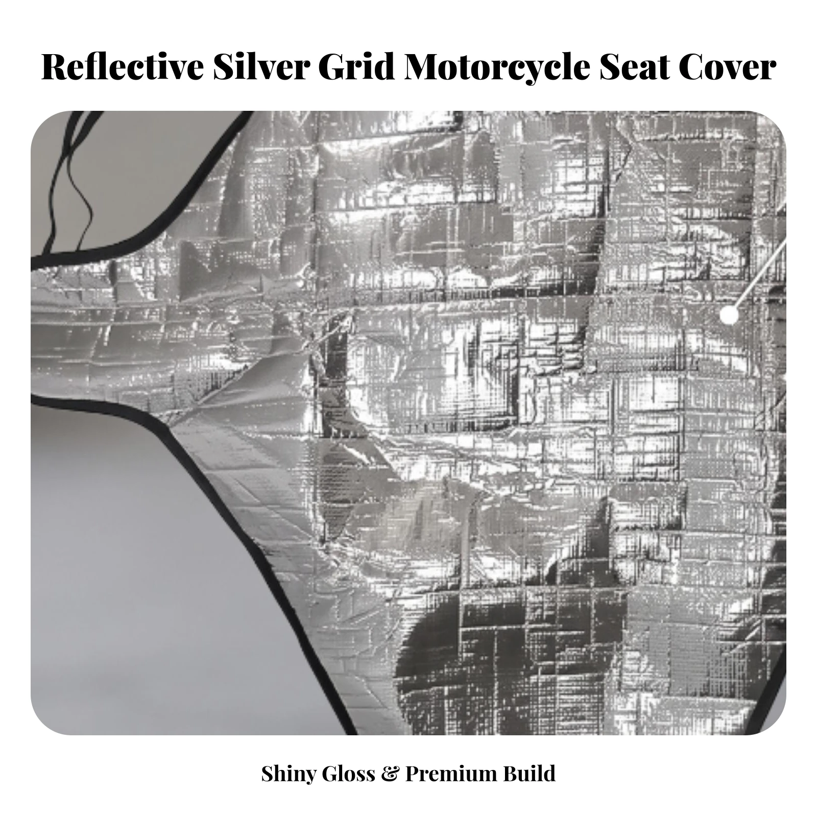 Motorcycle Seat Cover Waterproof Motorcycle Seat Cover with Drawstrings Protection Adjustable for Motorcyclists