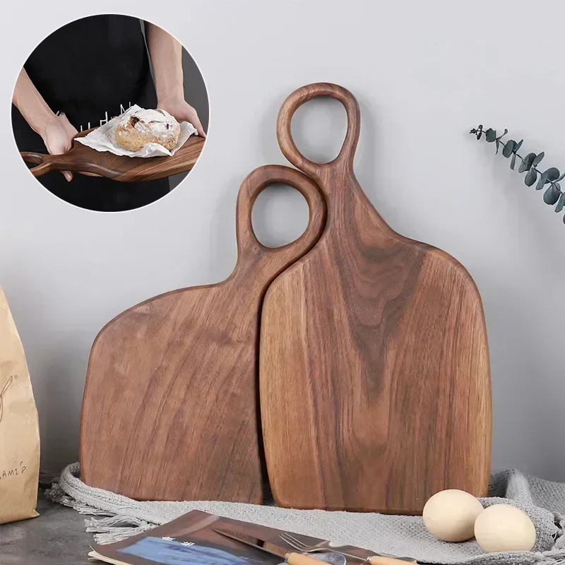 

Black Walnut Solid Chopping Boards Wood Tray Pizza Board Cutting Board Kitchen Baking Utensils Bread Fruit Sticky Board