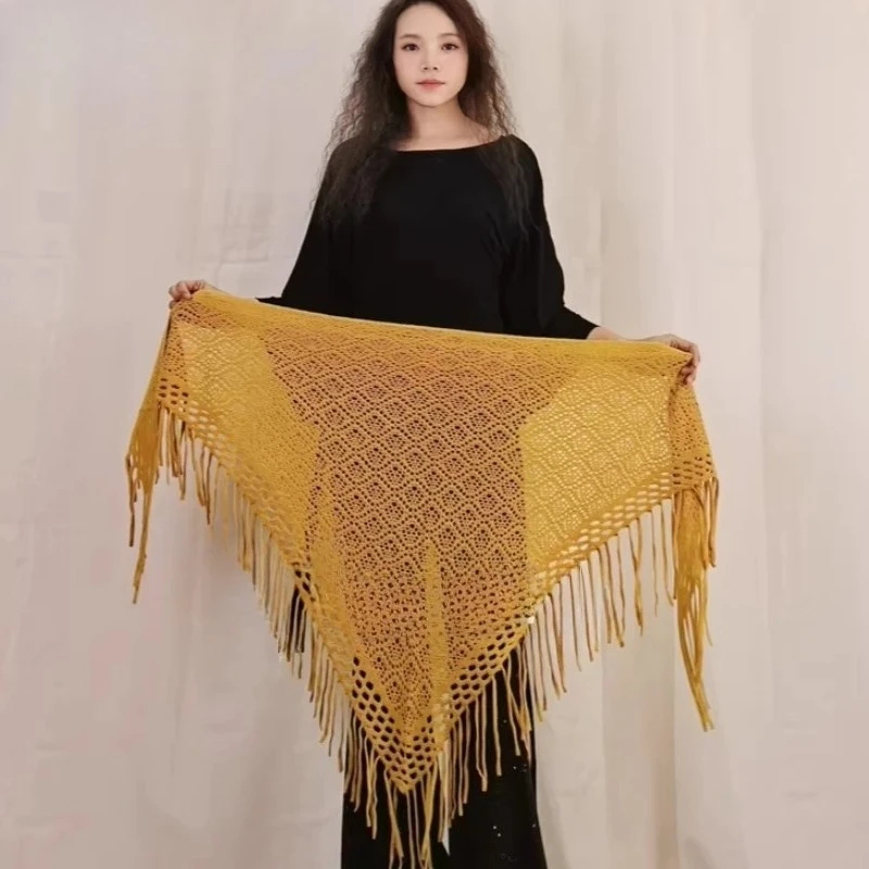 lenco-de-quadril-para-treino-de-danca-do-ventre-tricotado-com-borlas-triangulares-roupa-de-pratica-cinto-elegante-adulto-acessorios-para-performance-de-danca-oriental
