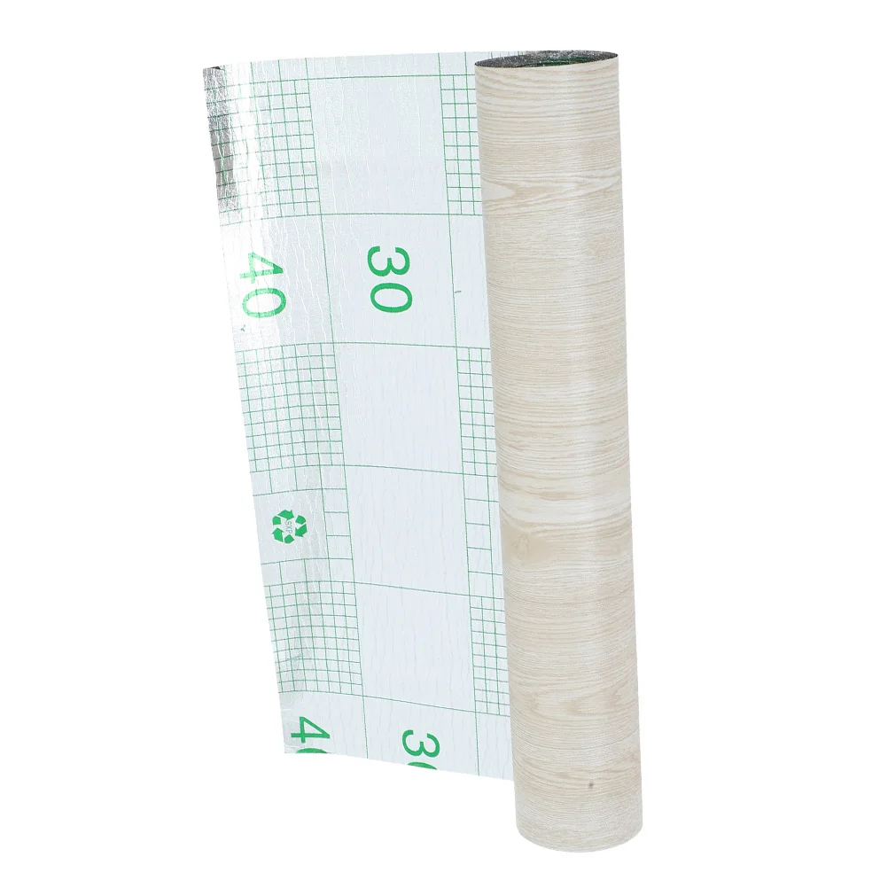 Lantai PVC Tempel Sendiri Gulungan 300x40cm Ubin Lantai Perekat Mudah Dipotong Sesuai Ukuran untuk Ruang Tamu Kantor Penggunaan Komersial