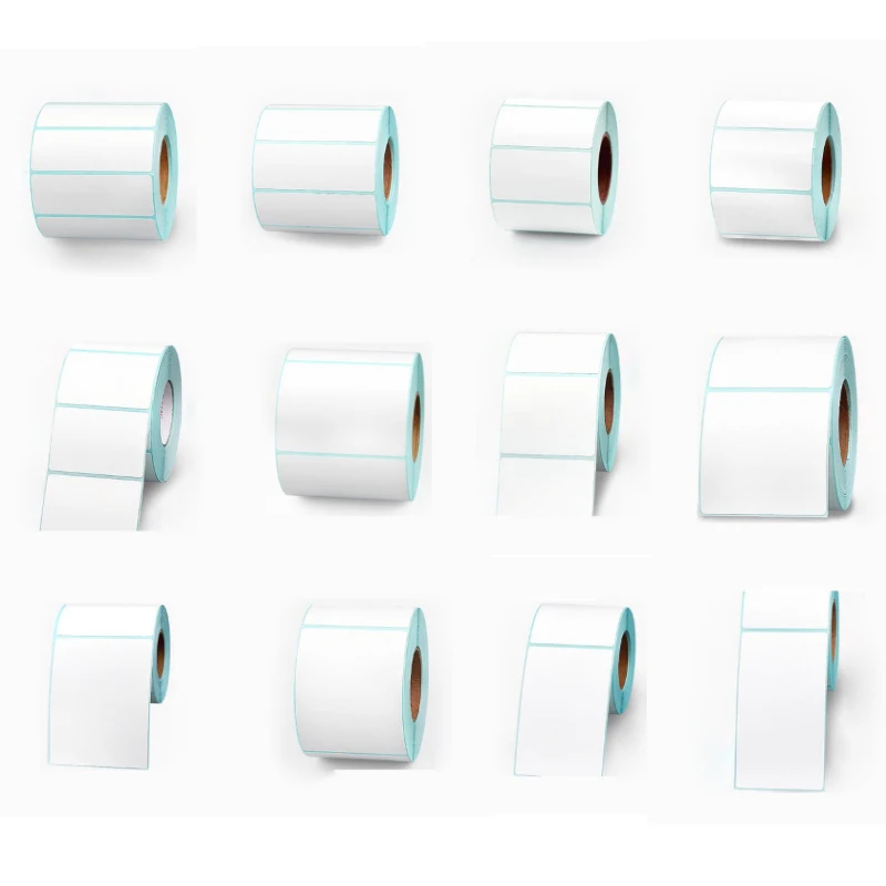 Sticker Label 40*10 mm 1500 Pcs / Roll Thermal Label For Supermarket Label Price Label