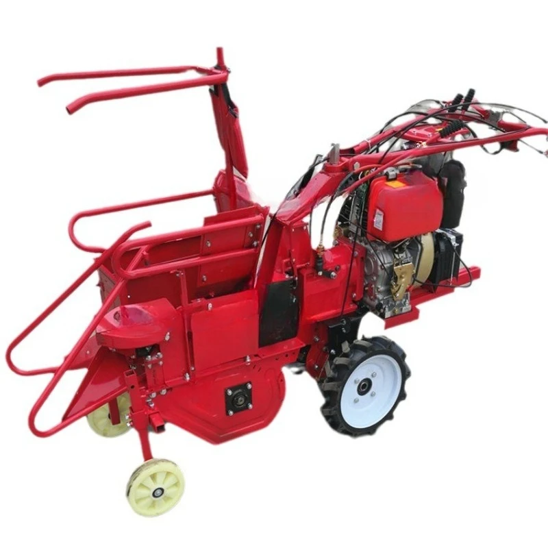 

Shandong hand-held corn harvester, single-line corn harvester