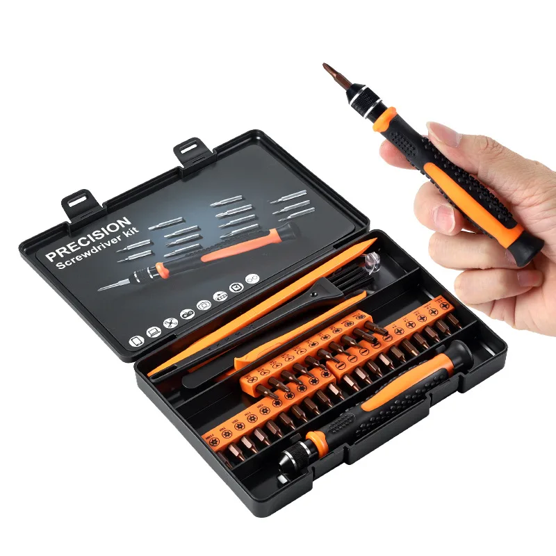 Digital Repair Tools for Computers and Mobile Phones, Multi-Purpose Screwdriver S2 Tool Steel 40 Combination 1 Combination Screw