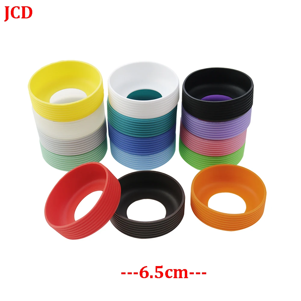 

1Pcs 6.5CM Straight Silica Gel Thread Cup Bottom Cover Glass Cup Antiskid Anti Scald Heat Insulation Protective Pad