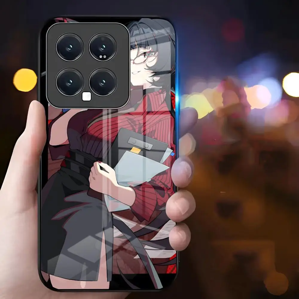 جين دو Zzz جراب هاتف مناسب لشاومي 15 14 13 12 11 POCO REDMI ملاحظة برو جراب هاتف زجاجي قسط جديد شعبي