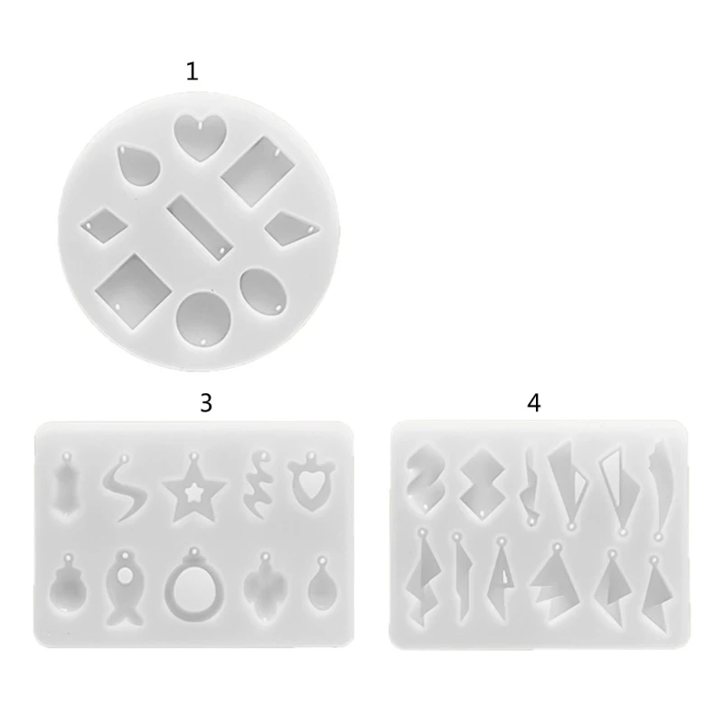 

Earring Pendant Silicone Mold DIY Crystal Epoxy Resin Mould Jewelry Making Tool