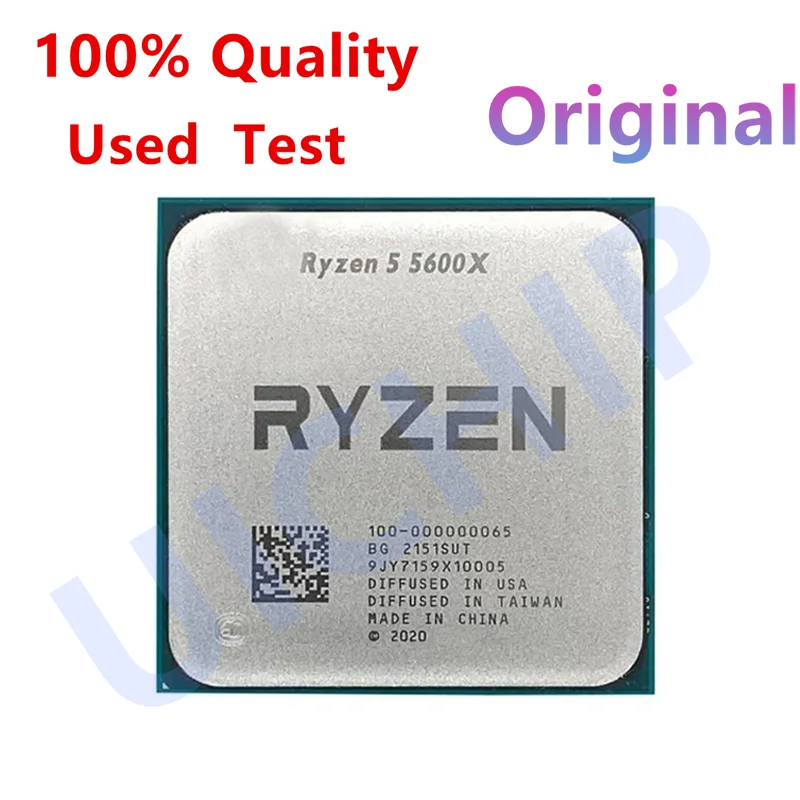 Ryzen 5 5600X R5 5600X 3.7GHz Six-Core Twelve-Thread CPU Processor 7NM 65W L3=32M Socket AM4