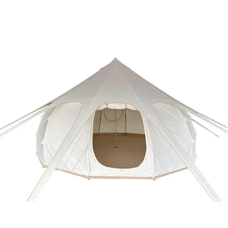 Outdoor pumpkin tent, camping canvas, Oxford cloth, rainproof and sunproof yurt tent