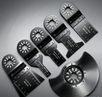 5PCS Carbide Tooth Oscillating Saw Blade Professional Cutting For Metal, Steel Nails & Screws Multitool Oscillating Tool Access