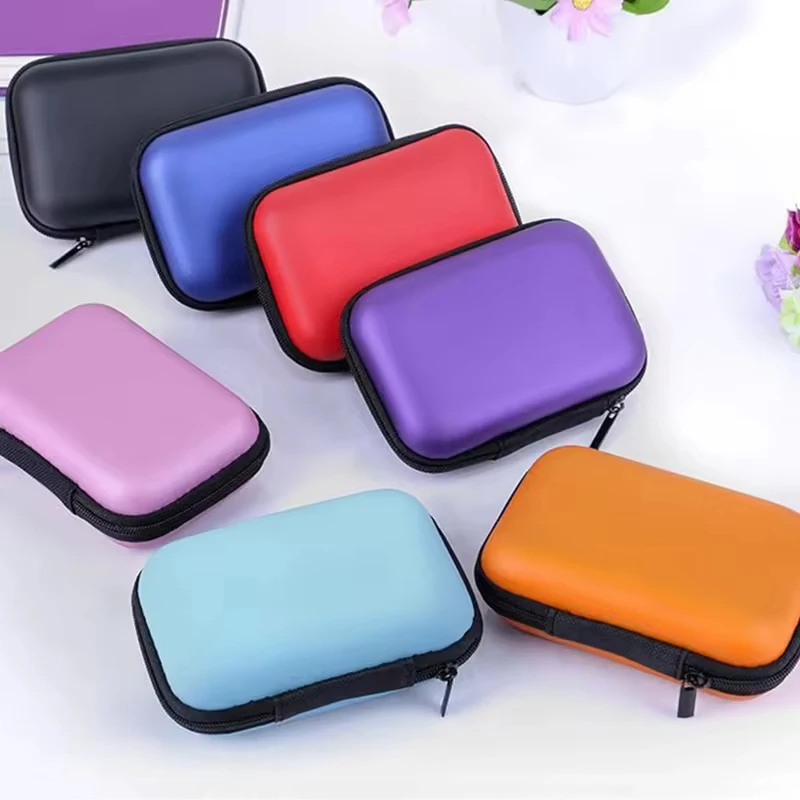 SSD Bag For SanDisk PSSD E30/E60/E61 250GB/500GB/1TB/2TB V2 Extreme Portable SD SSD Hard PU Zipper Case External Disk Cable Bag