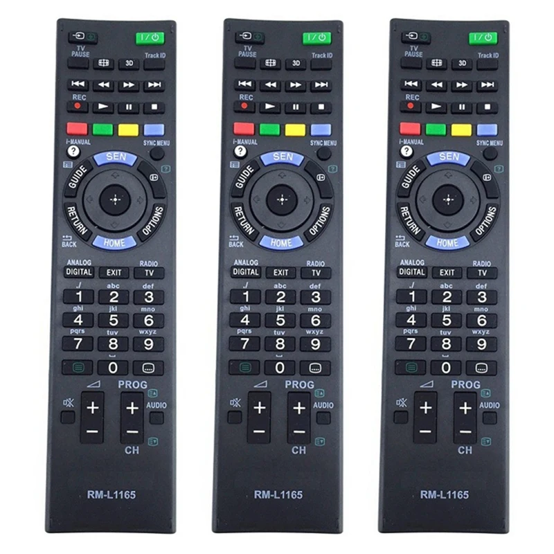 

2025 New-3X Replacement Remote Control RM-L1165 SMART TV For Universal SONY TV