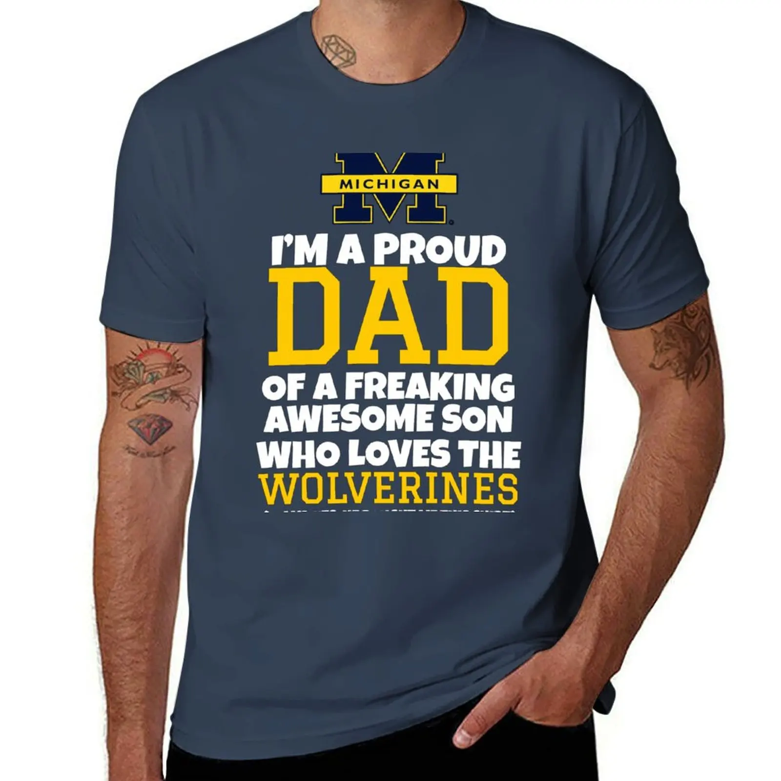 Michigan Dad Cheesy T-Shirt T-Shirt vintage anime shirt boys whites designer shirts t shirt men