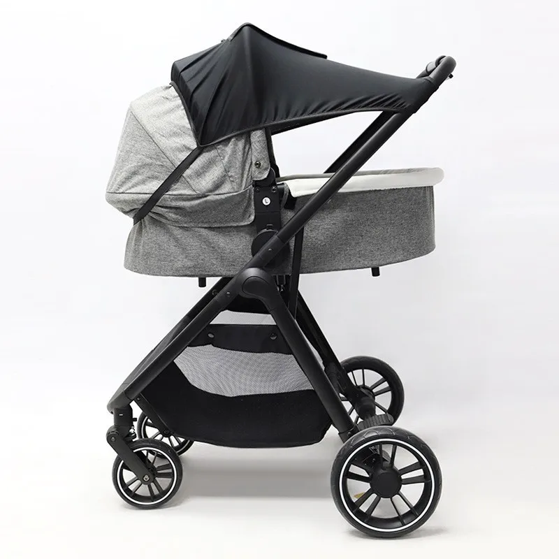Stroller Sunshade Cover, Anti‑UV Full‑Shade Universal Accessory Fit For High‑Landscape Reversible Baby Pushchair Outdoor Canopy