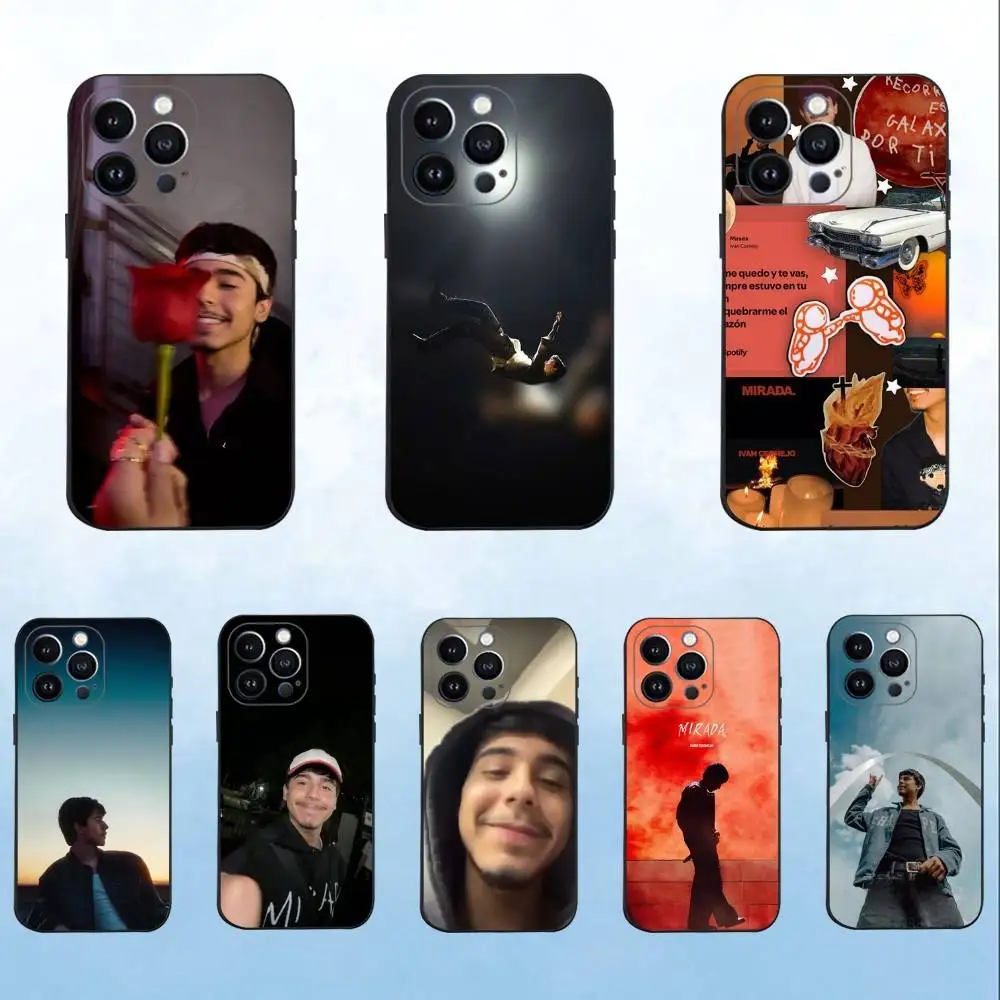 

I-Ivan C-Cornejo Rapper Phone Case For iPhone 16,15,14,13,12,11 Plus,Pro Max,XS,X,XR,SE,Mini,8,7,Soft Silicone Black Cover