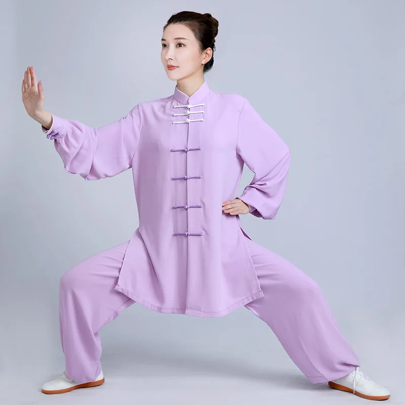 Chinese Martial Arts Performance Tai Uniform Gong fu Wushu Suit Taiji Clothing  Women's New Western Style High-End Competition view 2