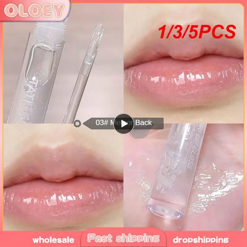 1/3/5PCS Beauty And Health Doodle Lip Desalted Lip Gloss Fade Lip Water Light Doodle Lip Lip Honey Moisturize Lips Make-up Flash