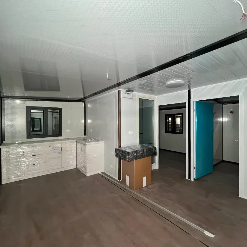 Draagbare geprefabriceerde luxe modulaire huizen 20ft 40ft uitbreidbare container Goedkope 1 2 3 4 slaapkamers kleine huizen