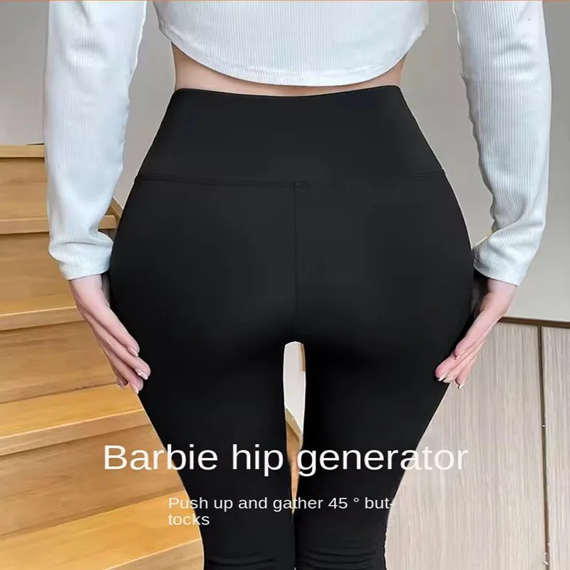 1 قطعة طماق اليوغا عالية الخصر الجوارب الرياضية الدافئة المرأة تشغيل السراويل مثير الورك رفع السراويل الجوارب عالية الخصر تمتد