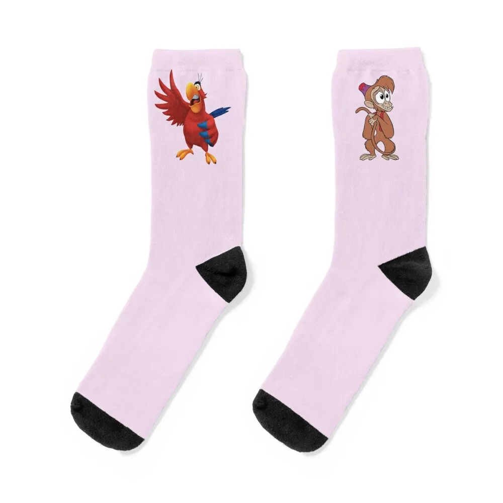 

Aladdin - Iago and Abu Socks FASHION luxe Wholesale cartoon Women Socks Men's