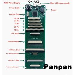 Nuovo originale QK-AK9 QK-AK11 Tester tastiera portatile Dispositivo di test Macchina utensile Interfaccia USB con cavo Buone condizioni