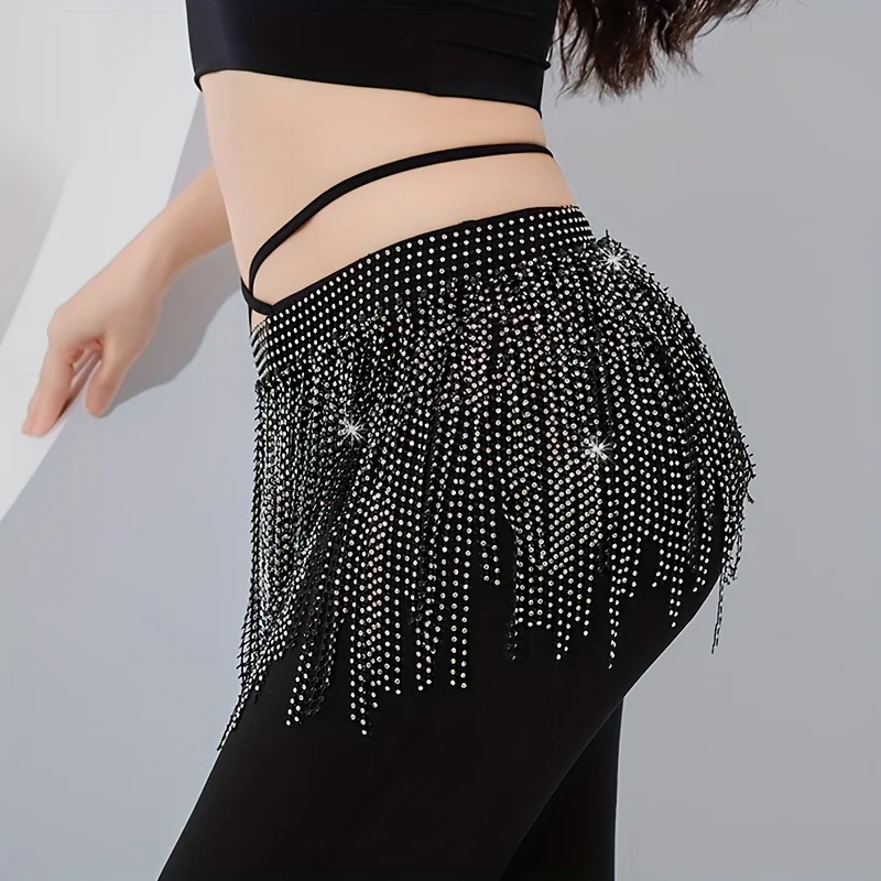 Lady's Waist chain、Belly Dance Hip Scarf、body chain、Belts' chains、Decorative belt、Dance belt、Fringe Waist Chain view 2