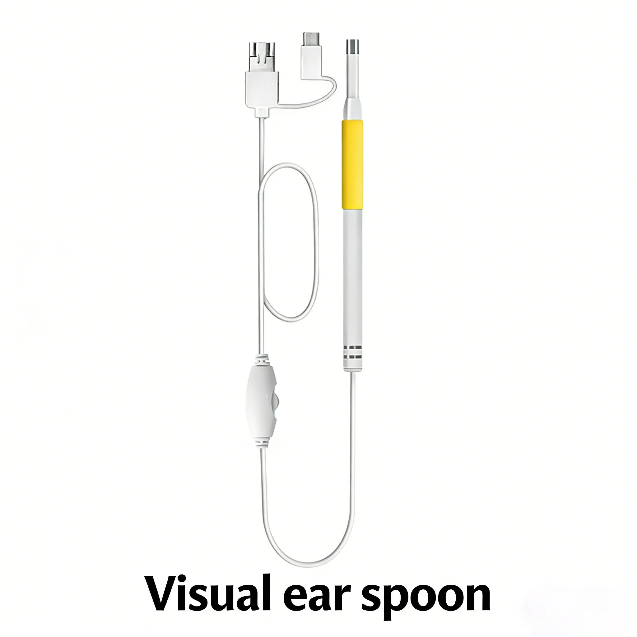 Ear Wax Removal Tool Camera 3 in 1 Android Visual Otoscope Mini Camera for Type-C Waterproof USB Endoscope Ear Picker Cleaning