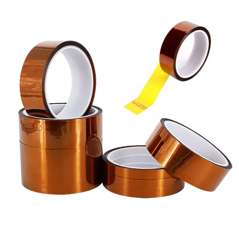 Gold High Temperature Heat BGA Tape Thermal Insulation Tape Electronics Board Protection Polyimide Adhesive Insulating Tape