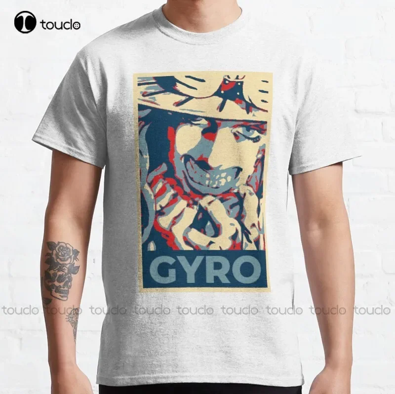 New Jojos Gyro Zeppeli Classic T-Shirt T-Shirts For Women S-5XL work shirts Unisex