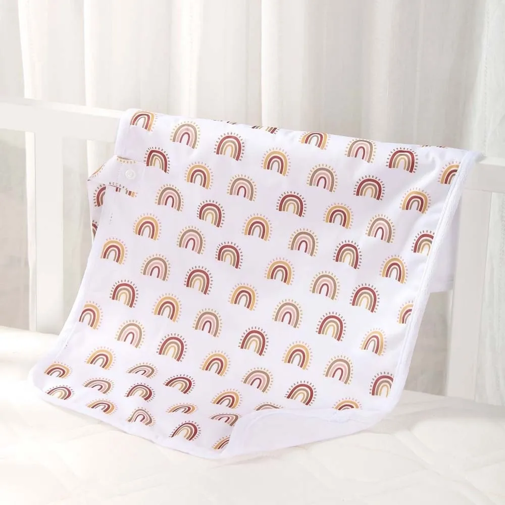 

Прочный складной пеленальный коврик из альпаки, водонепроницаемый детский подгузник для мочи, удобный коврик для пеленания с принтом для новорожденных