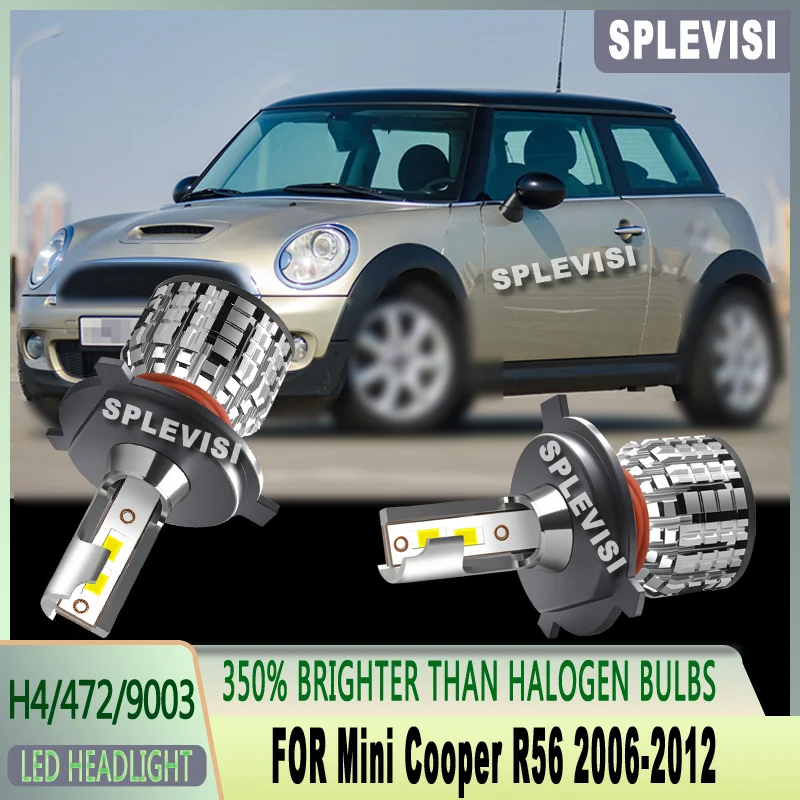 2PCS Plug And Play for All Weather Conditions LED Car Headlight Bulbs For Mini Cooper R56 2006 2007 2008 2009 2010 2011 2012
