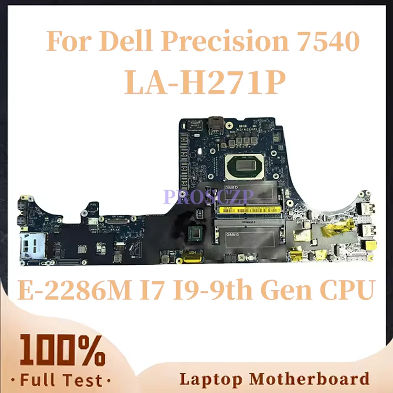 

LA-H271P для ноутбука Dell Precision 7540 M7540, материнская плата CN-01FRC4 1FRC4 DKGFW E-2276M, 100% протестировано